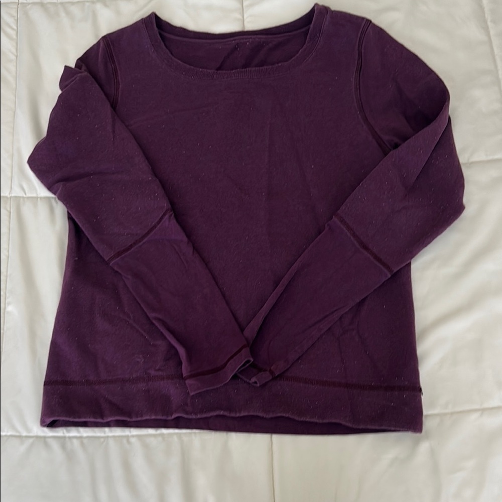 Lululemon Maroon Sweatshirt